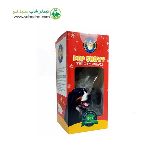 تشویقی سگ مدل کله قوچی شتر برند پاپ اسنویی POP SNOWY وزن 100 گرم