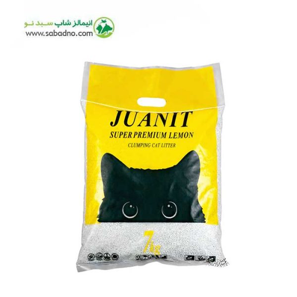 خاک گربه سوپر پرمیوم لیمو ژوانیت Juanit وزن 7 کیلوگرم