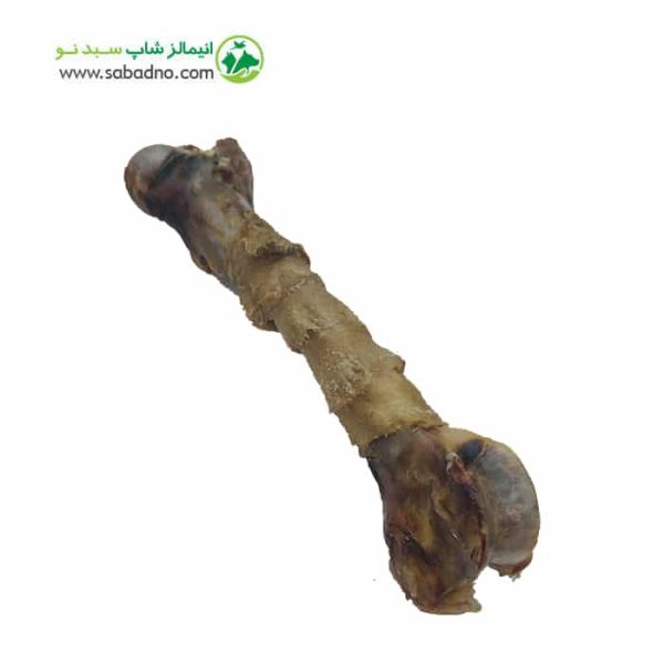 تشویقی سگ مدل قلم بره همراه با دورپیچ سیرابی بره برند پاپ اسنویی POP SNOWY بسته 1 عددی