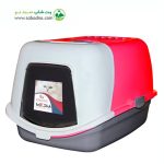 ظرف خاک گربه مدل مشا مسقف همراه با بیلچه
