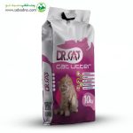 خاک گربه گرانوله ویژه عطری با رایحه گل لوندر دکترکت - صورتی 10KG