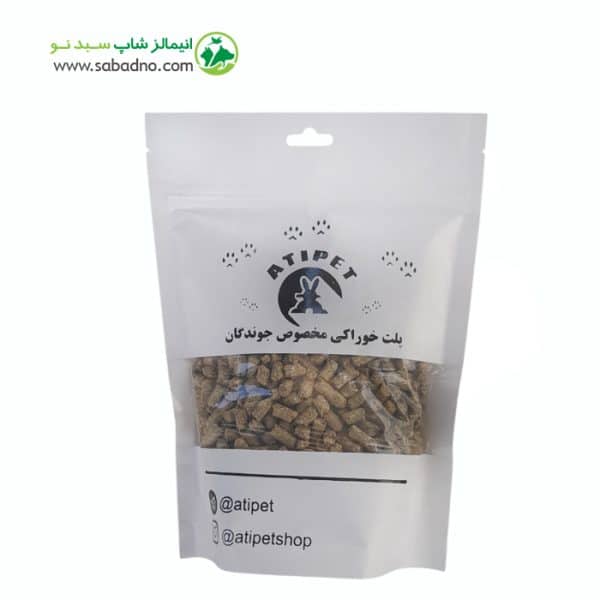پلت یونجه مخصوص جوندگان برند آتی پت وزن 500 گرم