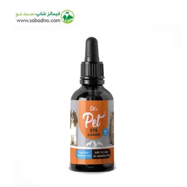 قطره تمیزکننده و لکه بر دور چشم سگ و گربه برند دکترپت مدل Eye cleaner حجم 50 میلی لیتر