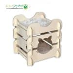 جای خواب گربه برند Animal nest مدل پازلی دوطبقه کد 1050 Ns