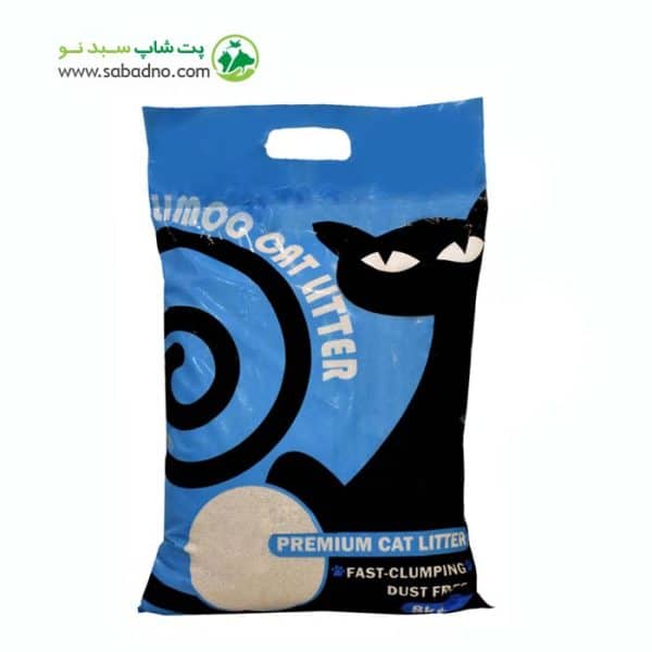 خاک گرانول گربه لیمو سوپر پرمیوم ساده 8 کیلویی (آبی)