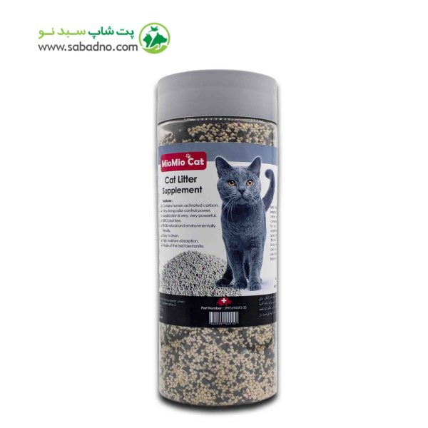 بوگیر خاک بستر گربه میومیوکت 1600گرمی مدل Activated Carbon