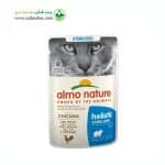 پوچ گربه عقیم شده طعم مرغ مدل Sterilised برند آلمو نیچر 70 گرمی