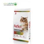 غذای خشک گربه رفلکس مدل مولتی کالر Multi Color با طعم مرغ و برنج وزن 15 کیلوگرم