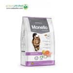 غذای خشک گربه عقیم شده برند مونلو مدل Monello sterilized با طعم بوقلمون و ماهی سالمون وزن 10 کیلوگرم