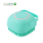 لیف شستشوی سگ و گربه مدل برس سیلیکونی مخزن دار