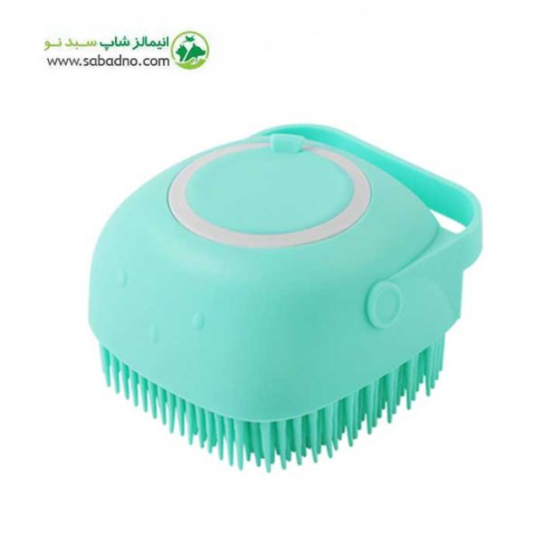 لیف شستشوی سگ و گربه مدل برس سیلیکونی مخزن دار