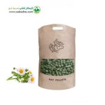 پلت یونجه برند هپی بانی Happy Bunny مدل Chamomile hay pellets با طعم گل بابونه وزن 500 گرم