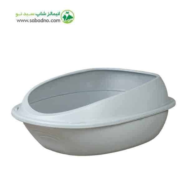 ظرف خاک گربه برند ژوانیت JUANIT مدل یوفو طرح لبه دار