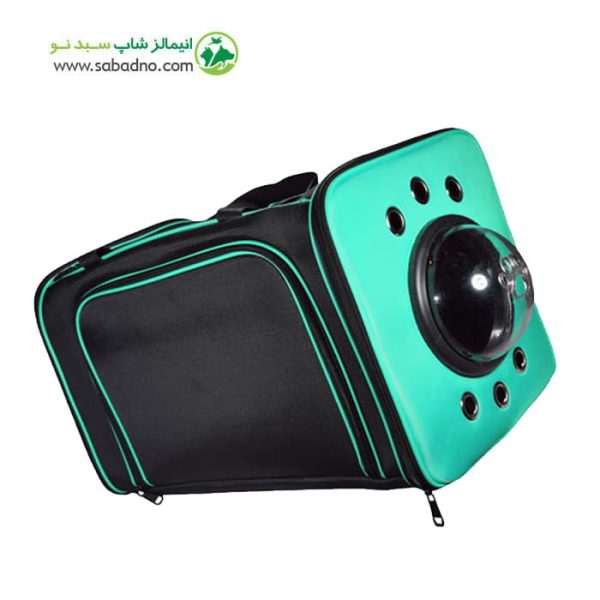 کیف حمل فضایی سگ و گربه چهار طرف بازشو ساده برند دنیل مدل POM کدLD18