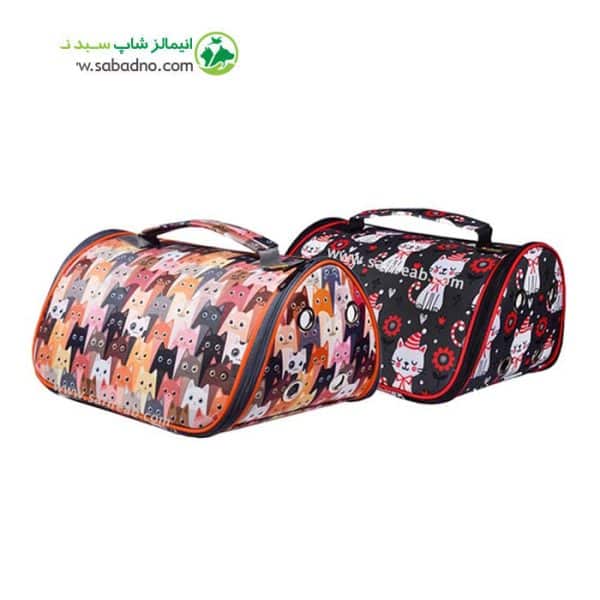کیف حمل سگ و گربه یک طرف ﻃﻠﻖ دار برند دنیل ﻣﺪل TIGER کد LD41
