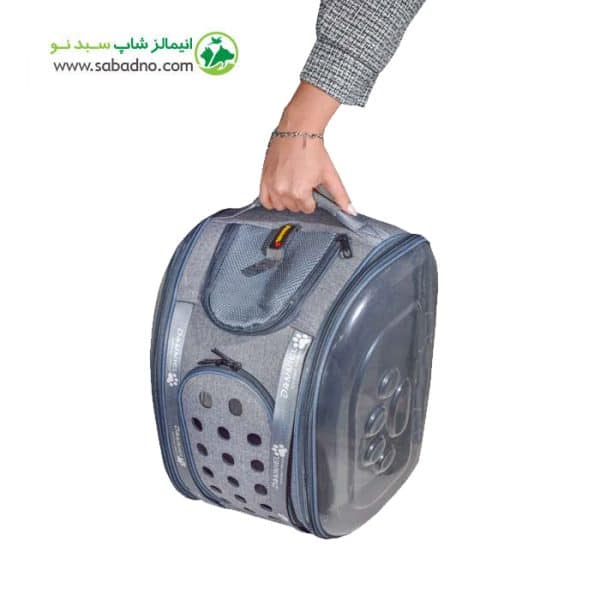 کیف کوله فضایی حمل سگ و گربه برند دنیل مدل ZEBRA کد LD29