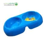 ظرف آب و غذای سگ و گربه برند دنیل مدل TWIN دوقلو کدX77