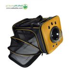 کیف حمل فضایی سگ و گربه دارای سه طرف درب ساده و یک طرف درب پارک برند دنیل مدل ELA کدLD17