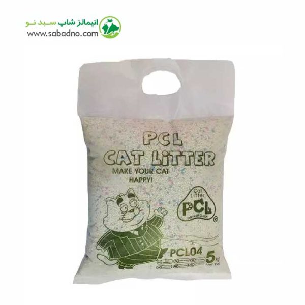 خاک گربه گرانل برند پی سی ال PCL مدل PCL04 وزن 5 کیلوگرم