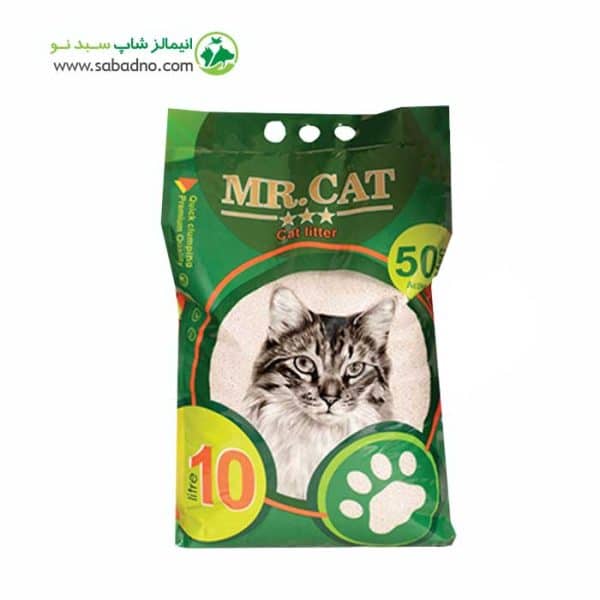 خاک گربه سوپر گرانل برند مسترکت Mr.cat مدل سوپرگرانل Super Granul حجم 10 لیتر