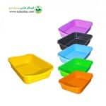 ظرف خاک گربه بدون لبه برند دنیل مدل LUCIEN کد X94 سایز بزرگ