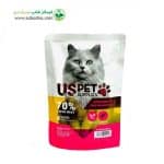 پوچ گربه برند یو اس پت uspet طعم مرغ و بلدرچین  uspet Chicken and quail وزن 100 گرم