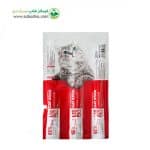 تشویقی مدادی گربه برند یو اس پت مدل اسنک طعم بره uspet Cat lamb بسته 3 عددی