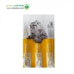 تشویقی مدادی گربه برند یو اس پت مدل اسنک طعم مرغ uspet Cat Chicken بسته 3 عددی