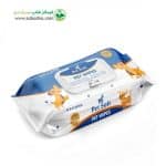دستمال مرطوب مخصوص حیوانات خانگی بسته 100 عددی