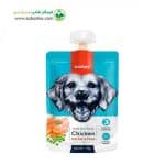پودینگ سگ برند ونپی طعم مرغ و هویج Wanpy Dog Chicken & Carrot وزن 90 گرم 