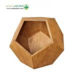 ﺟﺎى ﺧﻮاب چوبی سگ و گربه ﻃﺮح الماس برند Woodsa مدل Alba کدDB02