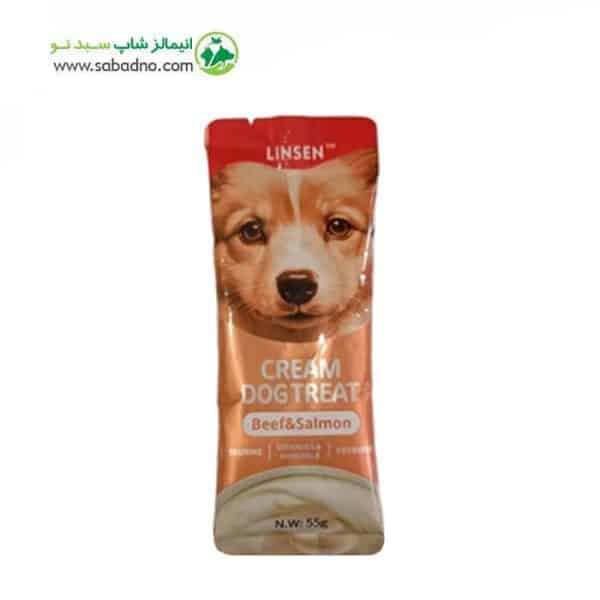 بستنی سگ یو اس پت در طعم های مختلف Uspet cream dog treat بسته یک عددی وزن 55 گرم