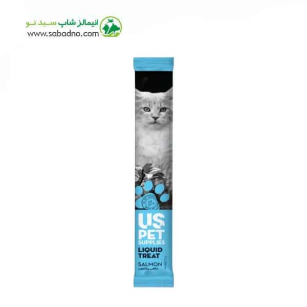 بستنی بچه گربه یو اس پت در طعم های مختلف Uspet cream kitten cat treat بسته 5 عددی وزن 20 گرم
