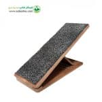 رمپ سگ و گربه برند Animal nest مدل کفپوش دار طرح طوسی تیره