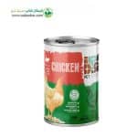 کنسرو نچرال بچه گربه برند یو اس پت uspet طعم گوشت مرغ خالص وزن 400 گرم