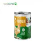 کنسرو نچرال بچه گربه برند یو اس پت uspet طعم گوشت مرغ خالص وزن 400 گرم