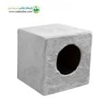 جای خواب مکعبی سگ و گربه برند Animal nest  مدل لانه مخملی کد BJK-4040